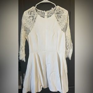 Lace Sleeved Dress